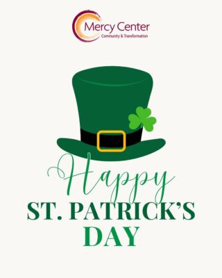 🍀 Happy St. Patrick’s Day! 🍀

Wishing our Mercy Center community a day full of the luck of the Irish! As we celebrate the Irish heritage of the Sisters of Mercy, we are grateful to supporters like the Society of the Friendly Sons of St. Patrick who help to make our work possible.

Stay tuned for more information on our Living Mercy Event on March 31st—you won’t want to miss it!

#StPatricksDay #MercyCenter #livingmercy